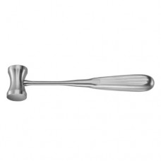 Hajek Bone Mallet Stainless Steel, 21.5 cm - 8 1/2" Head Diameter - Weight 27.0 mm Ø - 140 Grams